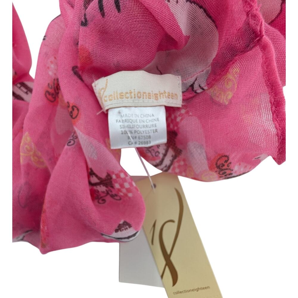 Valentines Day Animal Heart Scarf by Collection Eighteen - Picture 5 of 9